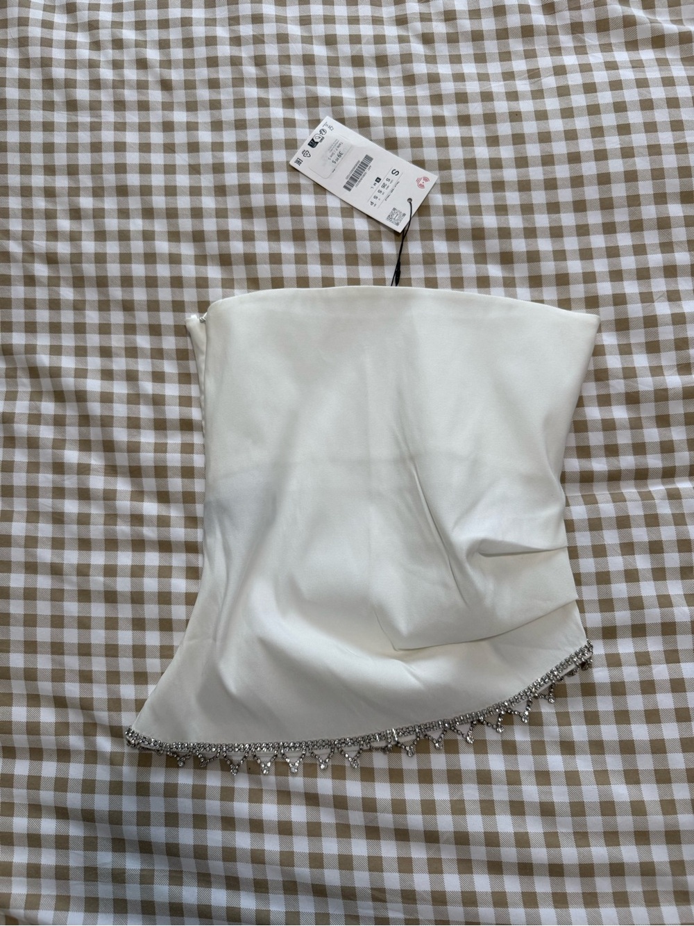 Zara strapless top
